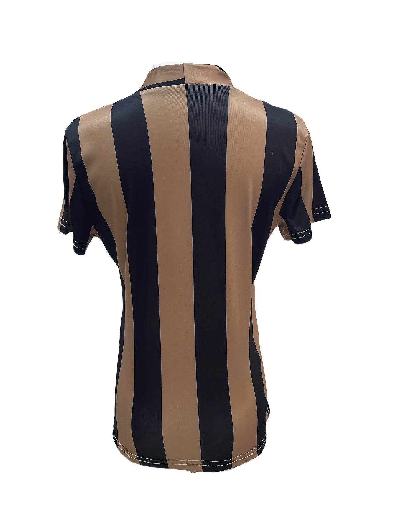 Chic V-Neck Short Sleeve T-Shirt for Women - Slim Fit, Fabric, Geometric Design, Perfect for Spring\u002FSummer\u002FFall, Stylish Layering Piece