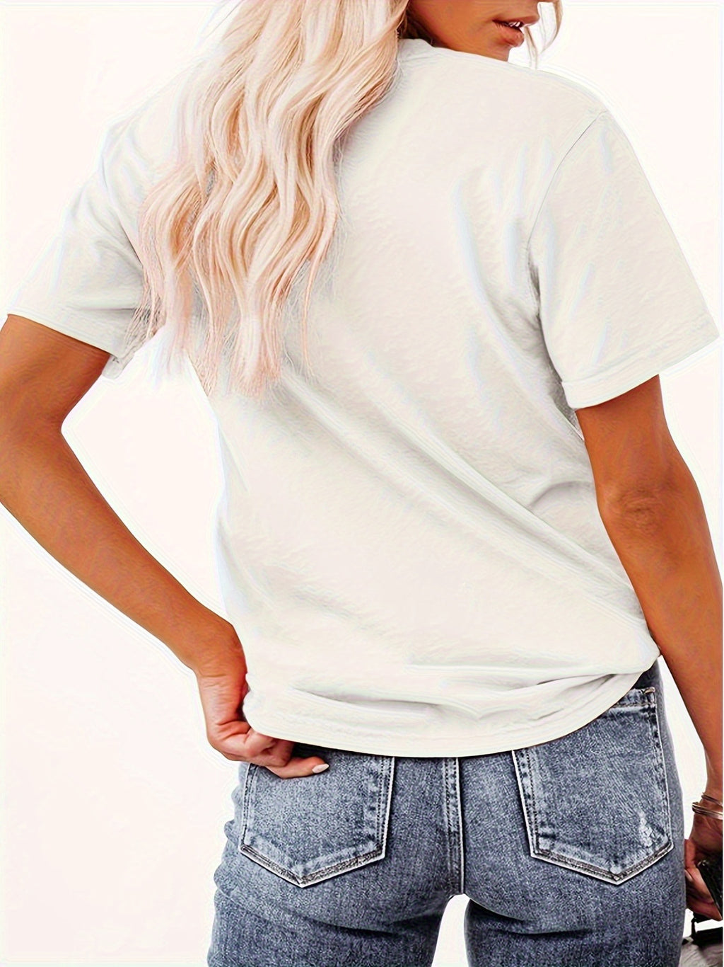 1pc Paris Graphic Print Women'S Casual Summer T-Shirt - Red, Short Sleeve, Round Neck, Polyester Blend, Comfort Fit, Casual Wear | Graphic Tee | Comfortable Fit